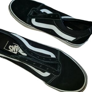Women's Vans Old Skool Skater Sneakers Sz 8.5 Black White Streetwear Athleisure